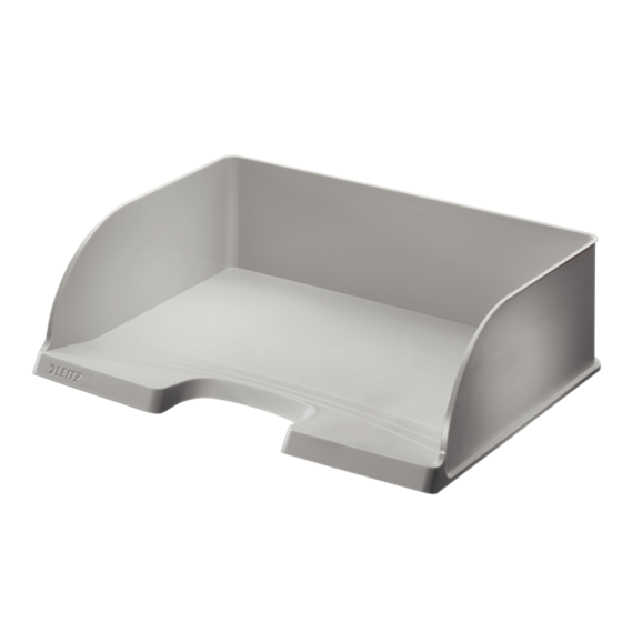 Bandeja portadocumentos Plus de Leitz, Jumbo apaisada Gris Folio