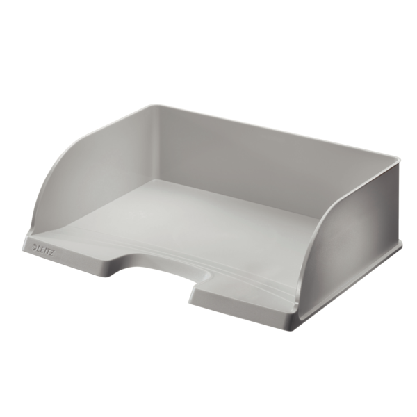 Bandeja portadocumentos Plus de Leitz, Jumbo apaisada Gris Folio