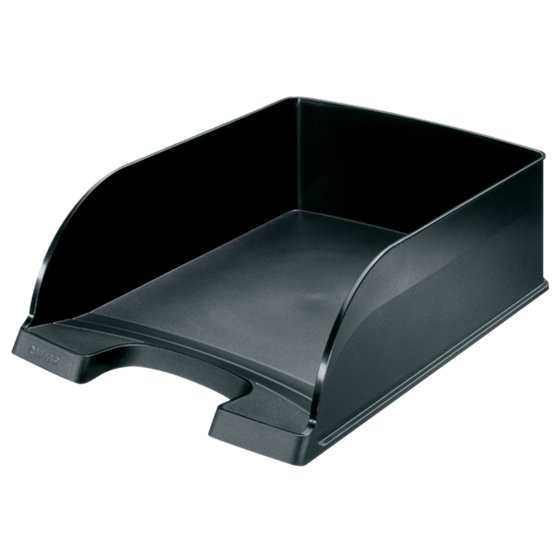 Bandeja portadocumentos Plus de Leitz, Jumbo Negro A4