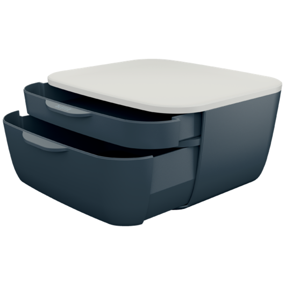 Buc de cajones Leitz Cosy Gris terciopelo 2 Cajones