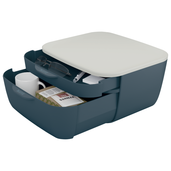 Buc de cajones Leitz Cosy Gris terciopelo 2 Cajones