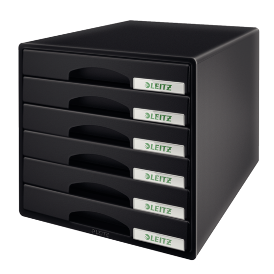 Buc de cajones Plus de Leitz Negro