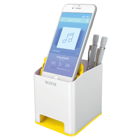 Cubilete Sound WOW de Leitz Amarillo