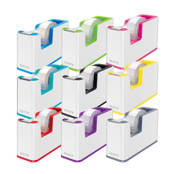 Dispensador de cinta adhesiva WOW de Leitz Fucsia