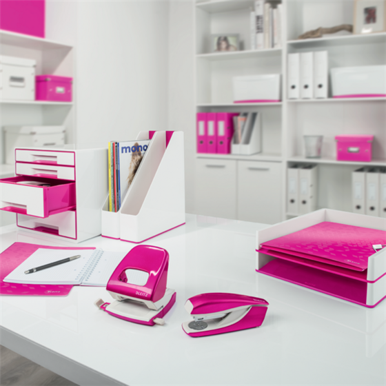 Dispensador de cinta adhesiva WOW de Leitz Fucsia