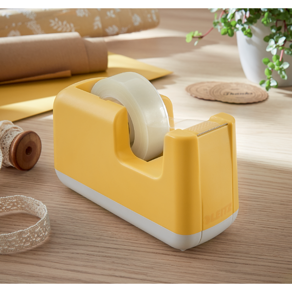 Dispensador de cinta adhesiva Leitz Cosy Amarillo cálido