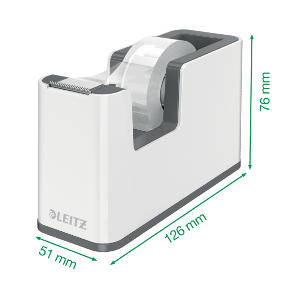 Dispensador de cinta adhesiva WOW de Leitz Blanco