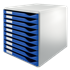 Buc de cajones Leitz Form Set Azul 10 cajones 2,2 cm. A4
