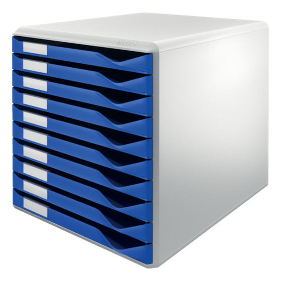 Buc de cajones Leitz Form Set Azul 10 cajones 2,2 cm. A4
