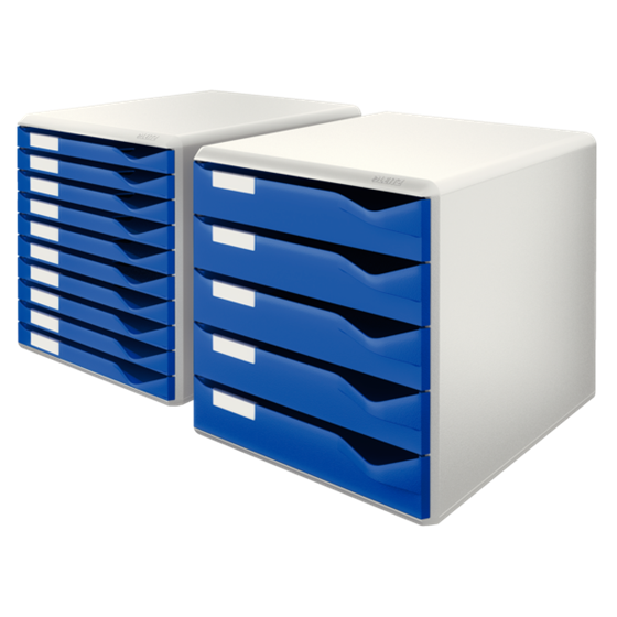 Buc de cajones Leitz Form Set Azul 10 cajones 2,2 cm. A4