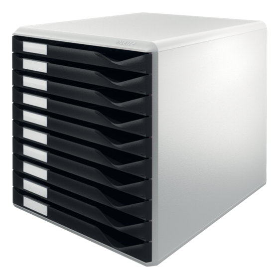 Buc de cajones Leitz Form Set Negro 10 cajones 2,2 cm. A4