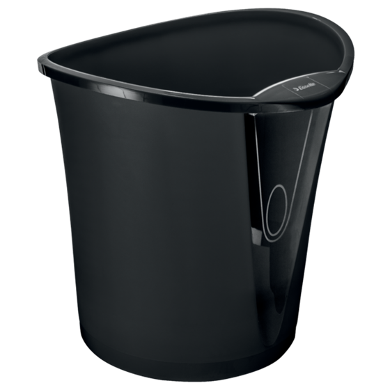Papelera Esselte, estándar Negro 15 l.