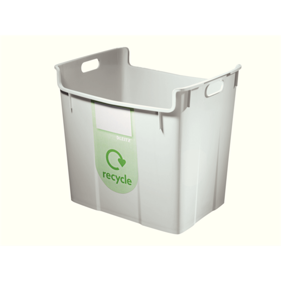 Papelera para reciclaje Leitz Gris 40 l.