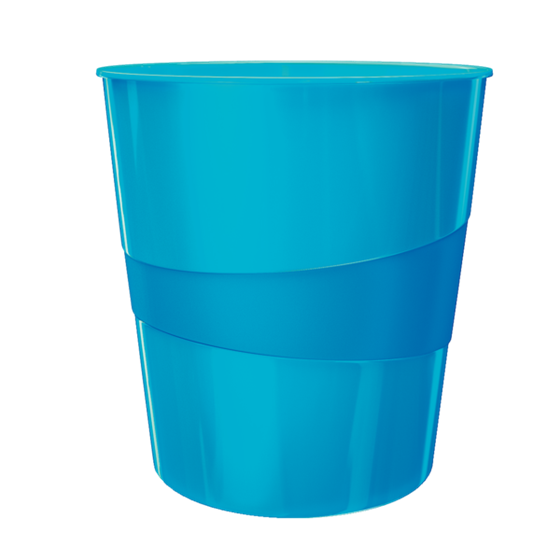 Papelera WOW de Leitz Azul 15 l.