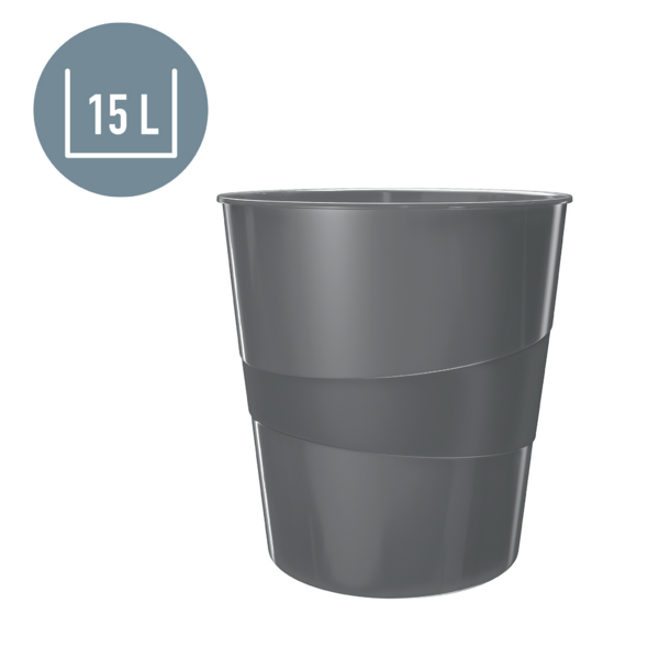 Papelera WOW de Leitz Azul 15 l.