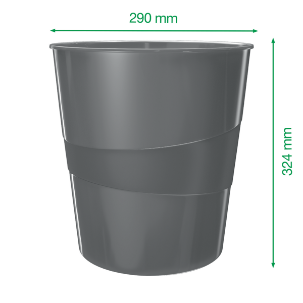 Papelera WOW de Leitz Azul 15 l.