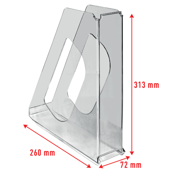 Revistero Esselte Europost A4 Cristal