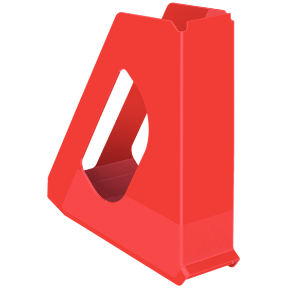 Revistero Europost VIVIDA de Esselte, estándar VIVIDA rojo