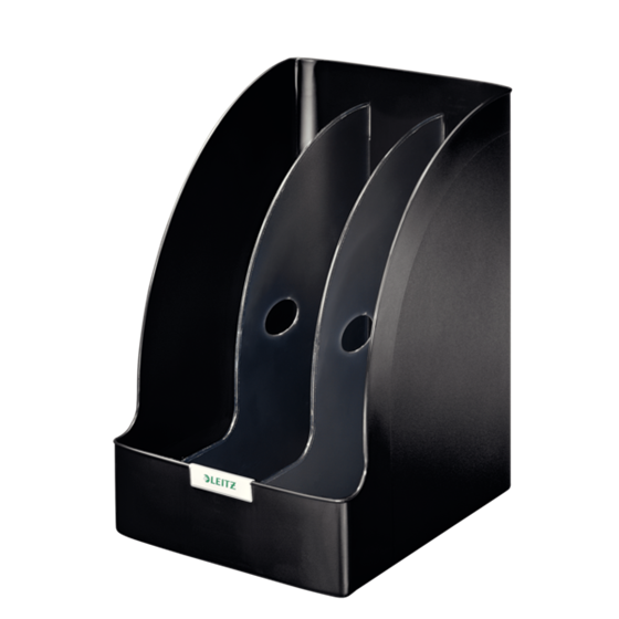 Revistero Plus de Leitz, Jumbo Negro 205 mm. A4