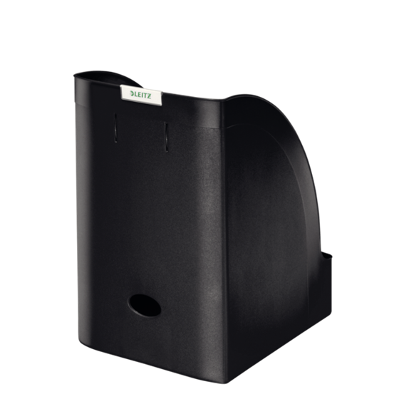 Revistero Plus de Leitz, Jumbo Negro 205 mm. A4