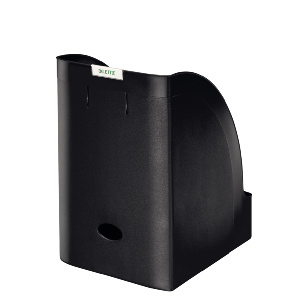 Revistero Plus de Leitz, Jumbo Negro 205 mm. A4