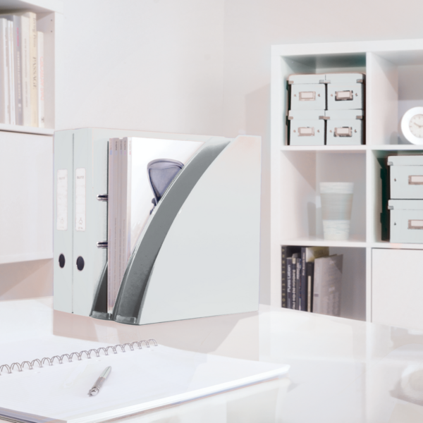 Revistero WOW de Leitz Blanco