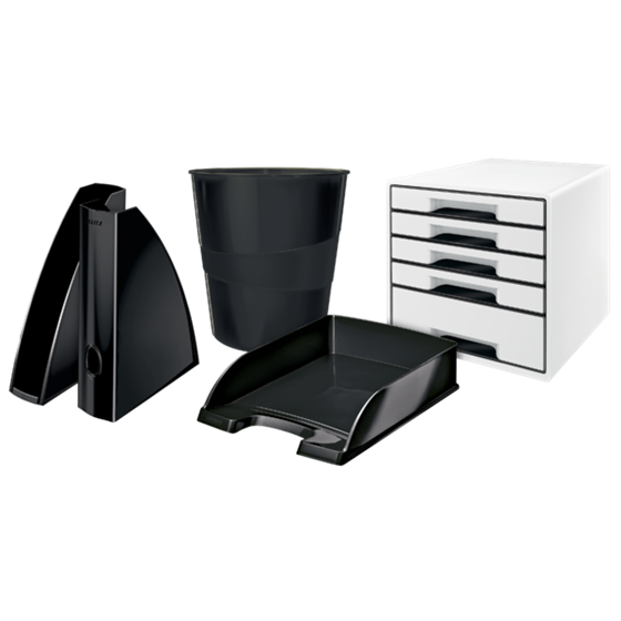 Revistero WOW de Leitz Negro