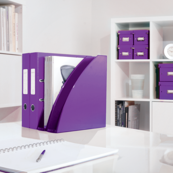 Revistero WOW de Leitz Púrpura