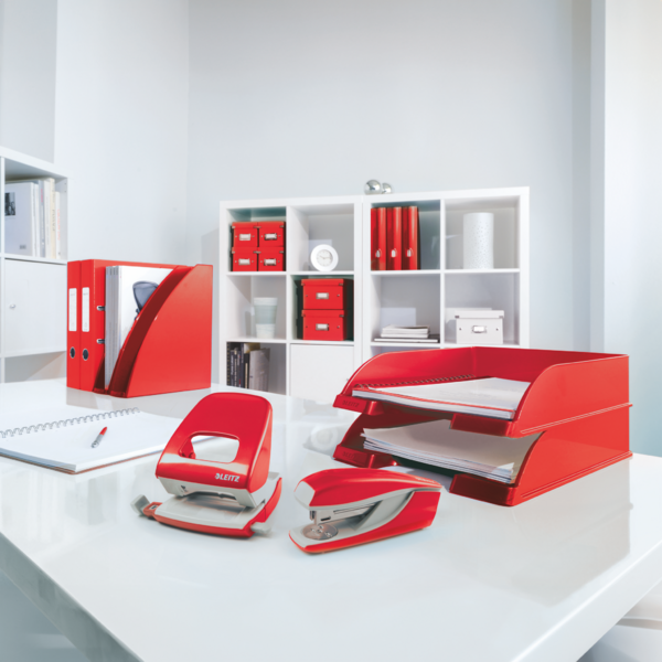 Revistero WOW de Leitz Rojo