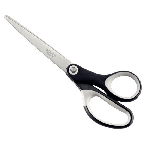 Tijeras de titanio de Leitz Negro 18 cm.