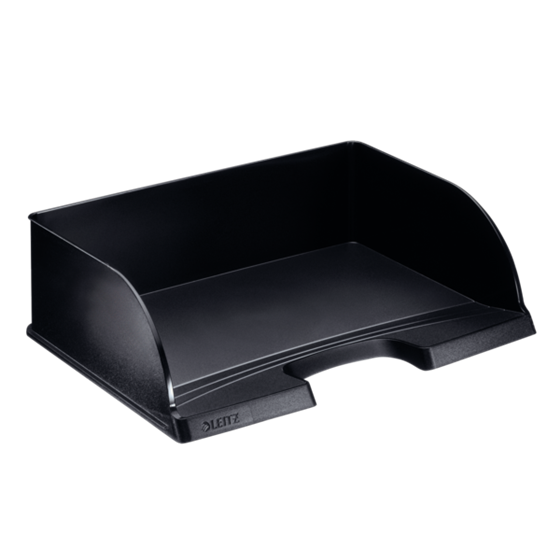 Bandeja portadocumentos Plus de Leitz, Jumbo apaisada Negro Folio
