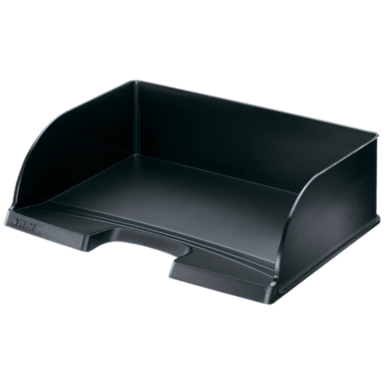 Bandeja portadocumentos Plus de Leitz, Jumbo apaisada Negro Folio