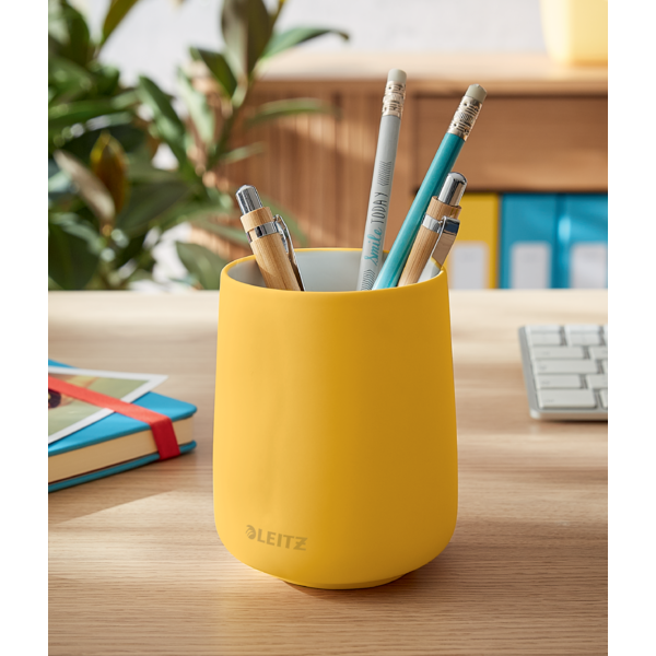 Cubilete Leitz Cosy Amarillo cálido