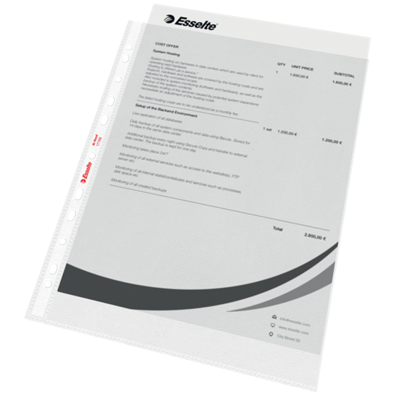 Fundas At Hand Transparente A4 40 Micras