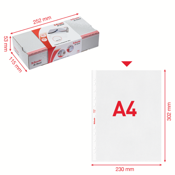 Fundas At Hand Transparente A4 40 Micras
