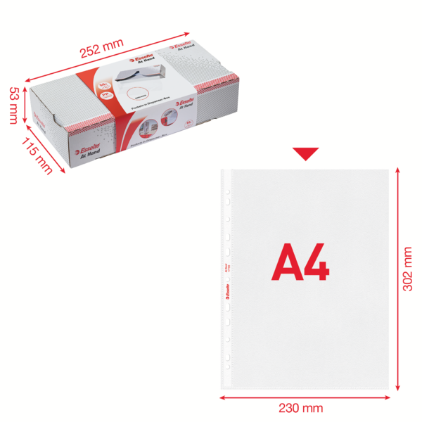 Fundas At Hand Transparente A4 40 Micras