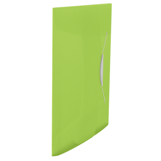 Carpeta De 3 Solapas Vivida De Esselte, Translúcida Vivida Verde