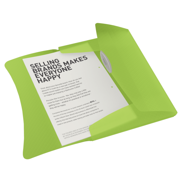 Carpeta De 3 Solapas Vivida De Esselte, Translúcida Vivida Verde