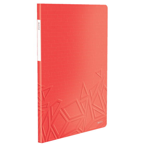 Carpeta De Fundas Urban Chic De Leitz, 20 Fundas Rojo