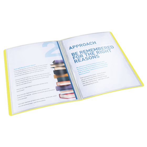 Carpeta De Fundas Urban Chic De Leitz, 80 Fundas Azul