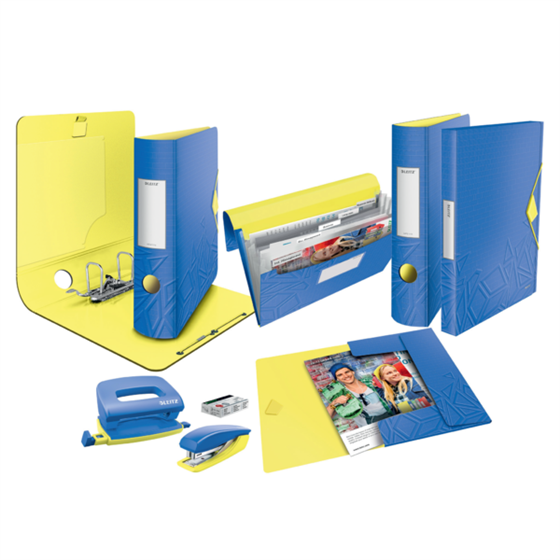 Carpeta De Fundas Urban Chic De Leitz, 80 Fundas Azul