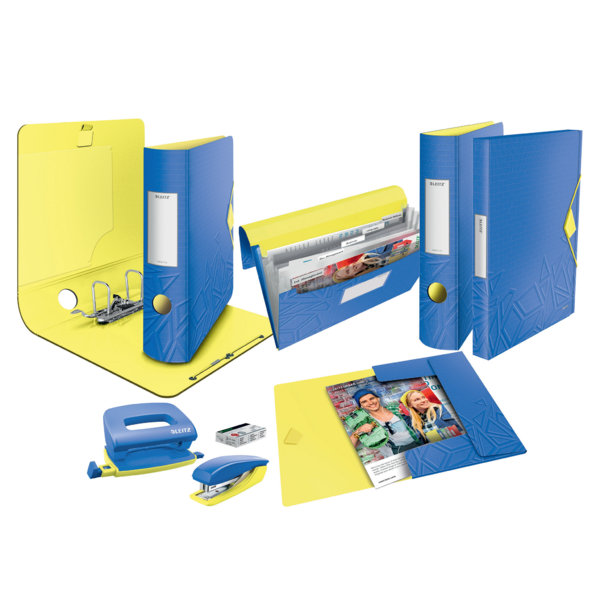 Carpeta De Fundas Urban Chic De Leitz, 80 Fundas Azul