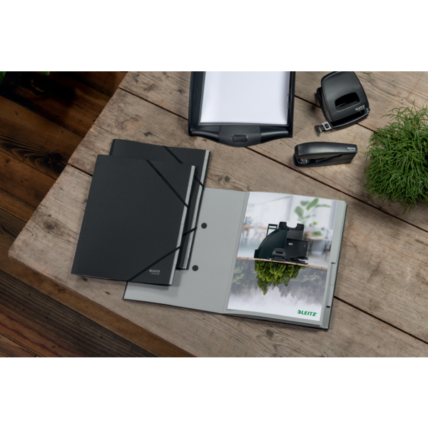 Clasificador De Cartón Leitz Recycle, Co2 Compensado Negro