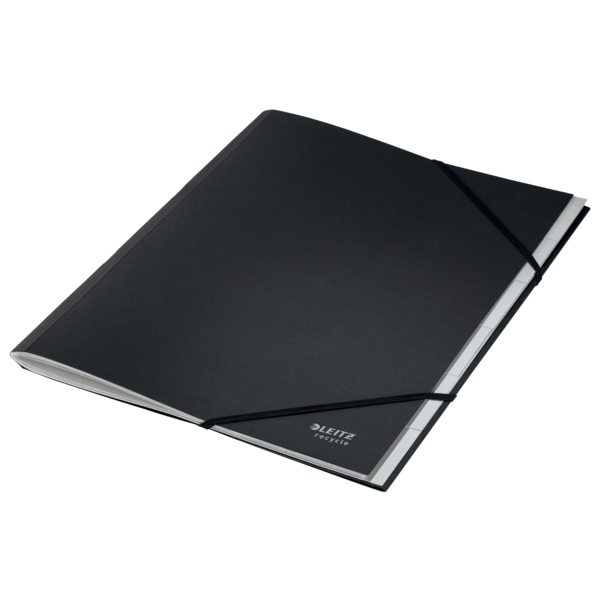 Clasificador De Cartón Leitz Recycle, Co2 Compensado Negro