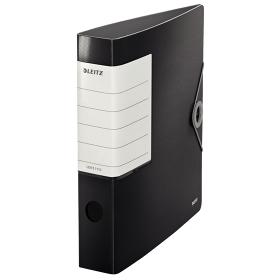 Resistente Archivador De Palanca 180° De Leitz Negro PP A4 Lomo: 62 Mm.