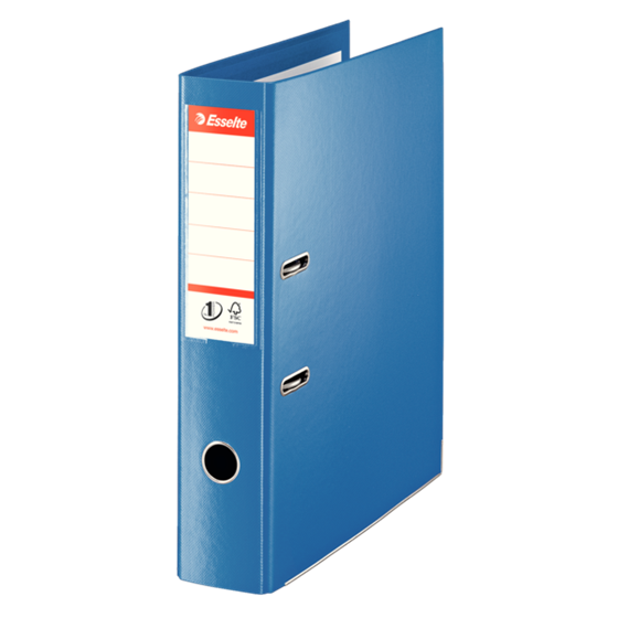 Archivador De Palanca De PP N.º 1 De Esselte Vivida Azul Folio Lomo: 75 Mm.