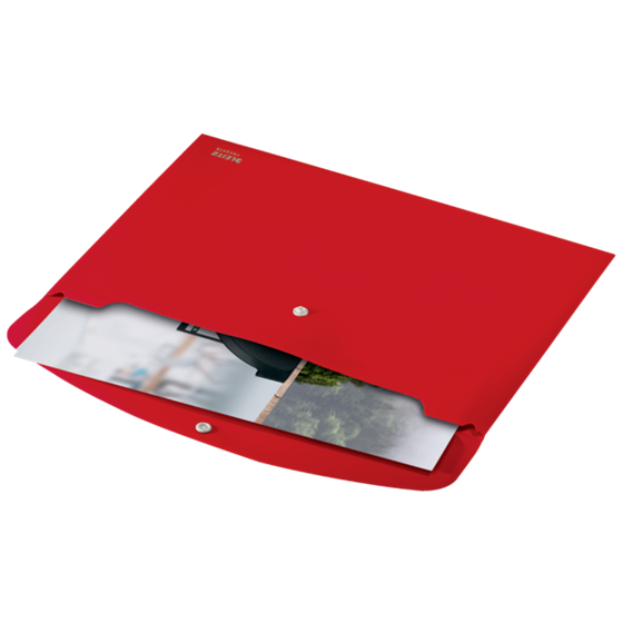 Sobre Para Documentos Leitz Recycle, Co2 Compensado Rojo