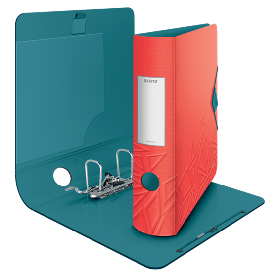 Archivador De Palanca De 180° Active Urban Chic De Leitz Rojo A4 Lomo: 82 Mm.