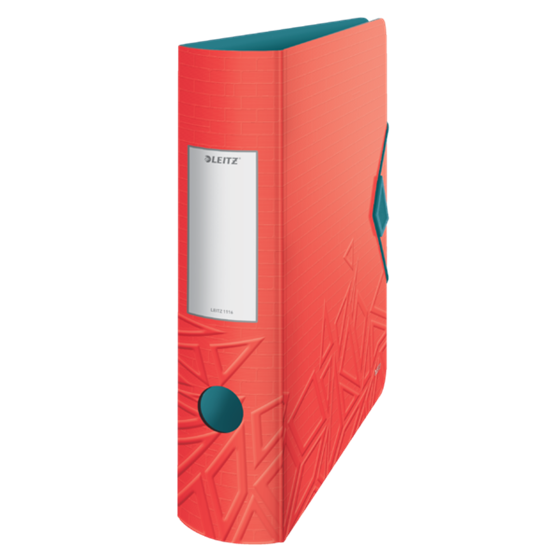 Archivador De Palanca De 180° Active Urban Chic De Leitz Rojo A4 Lomo: 82 Mm.