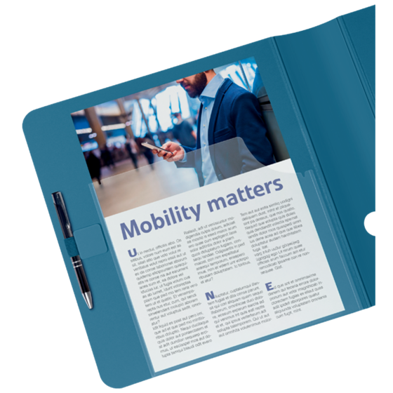 Archivador De Palanca De 180° Active Urban Chic De Leitz Rojo A4 Lomo: 82 Mm.